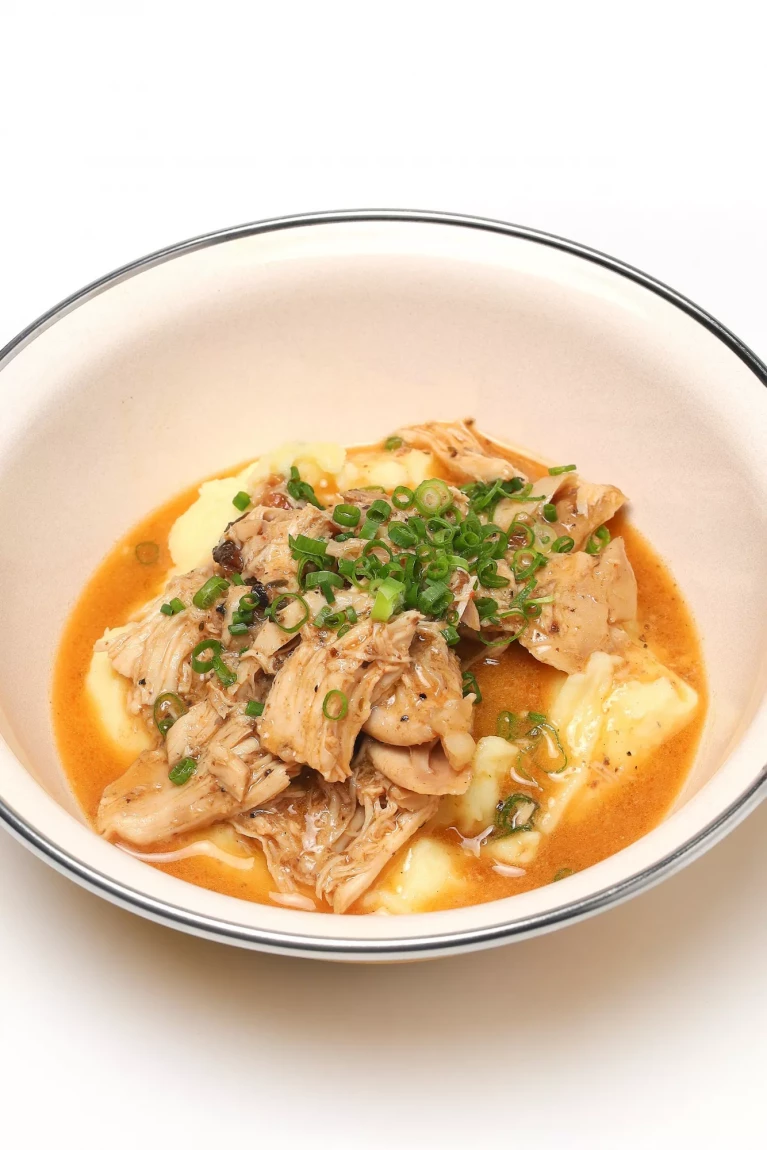 Мясо с куры гриль с  подливкой