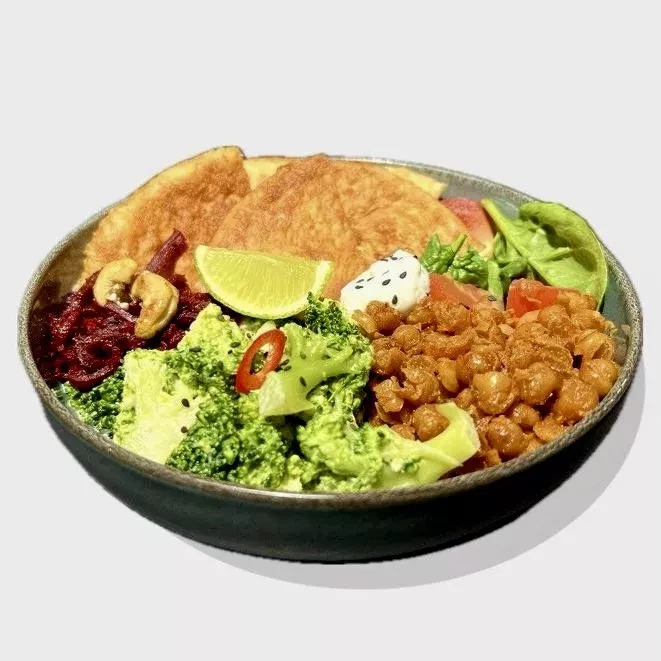 Чана  Массала с брокколи