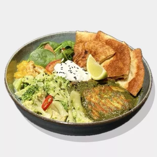 Палак панир с брокколи