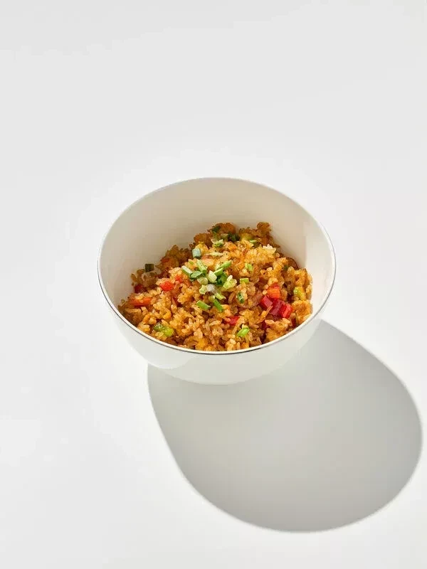 Рис жареный с креветками