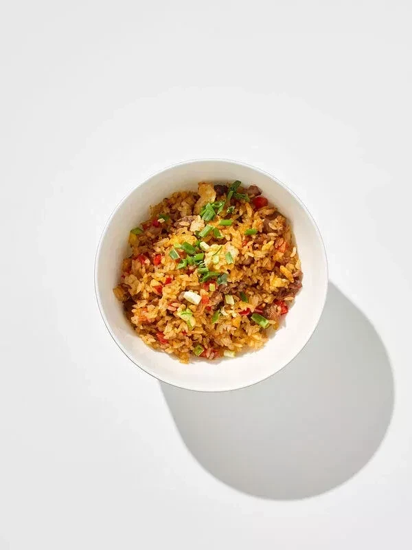 Рис жареный с уткой