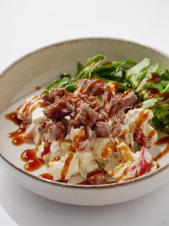 Салат с говядиной