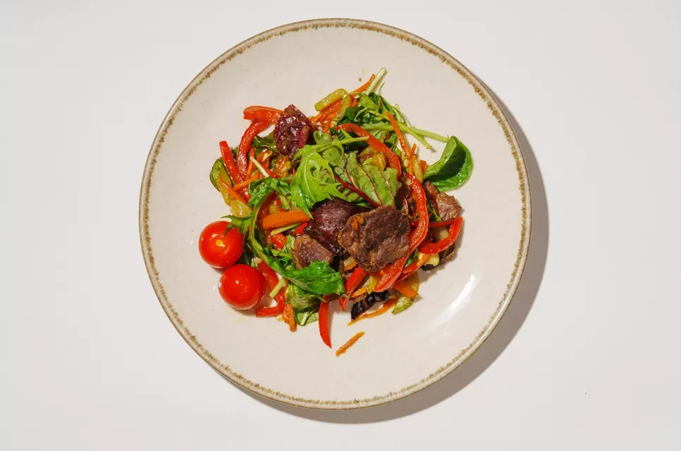 Теплый салат