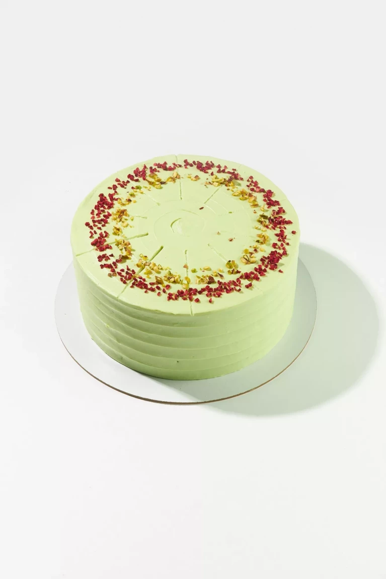 Торт «Фисташка-малина»
