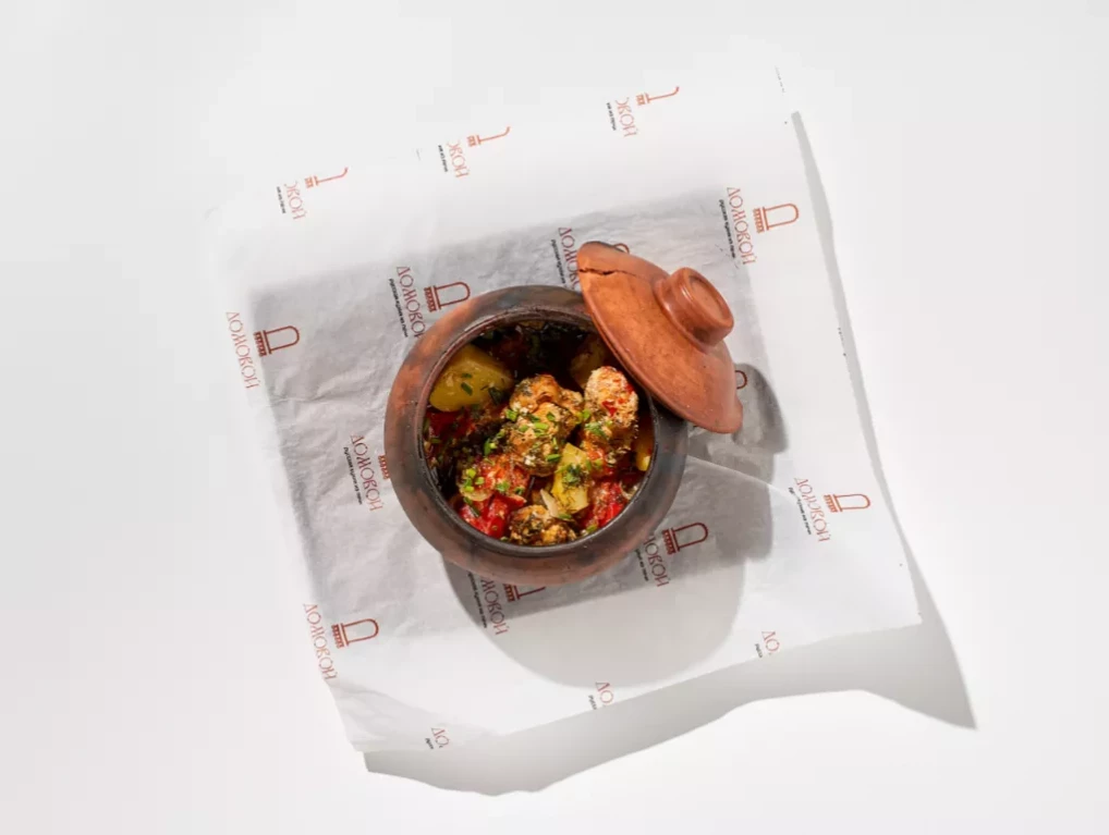 Жаркое из печи с овощами и курицей