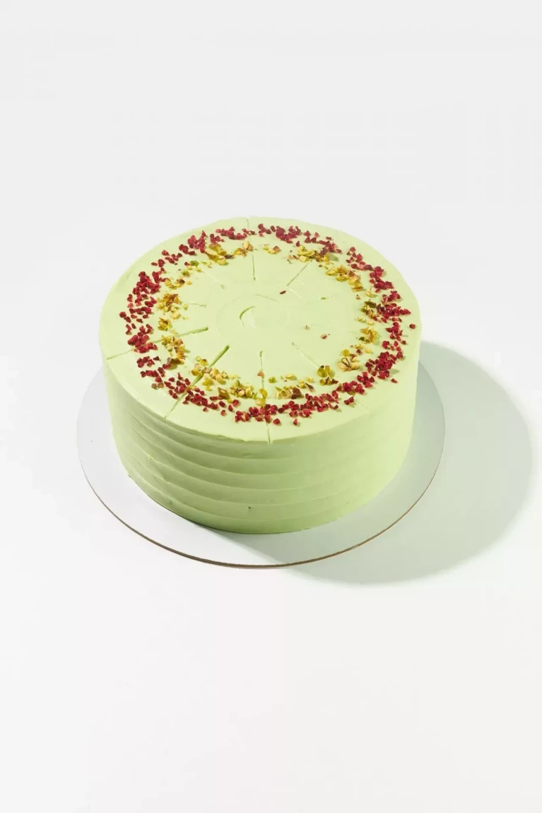 Торт «Фисташка-малина»
