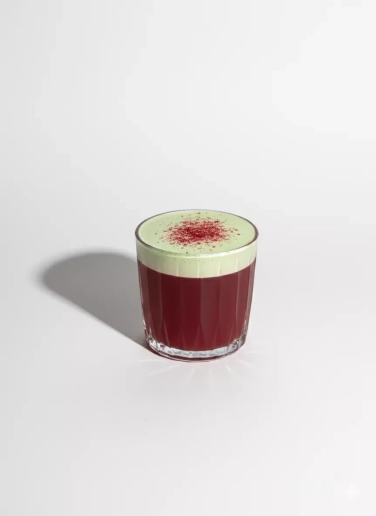 Уральский горячий напиток с яблочной пеной