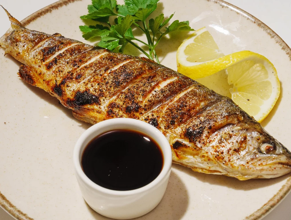 Форель на гриле