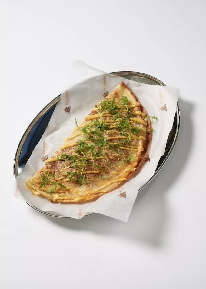 Блинчитос с цыпленком и овощами