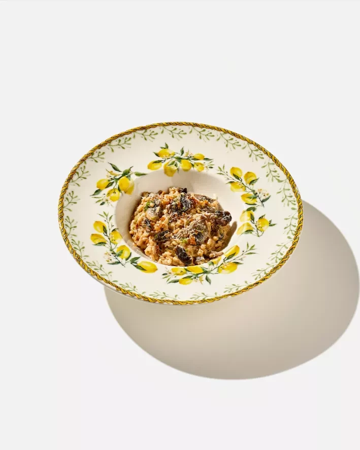 Ризотто с грибами и трюфельным маслом