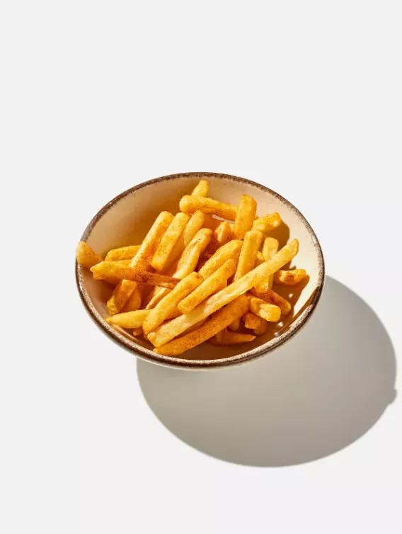 Чорипан с картошкой фри