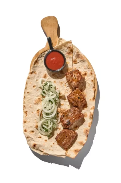 Шашлык из свиной шеи