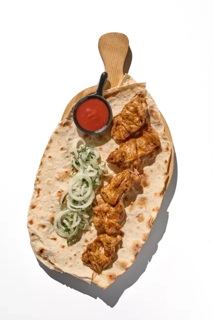 Шашлык из филе куриного бедра
