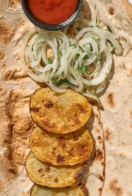 Картофель на углях
