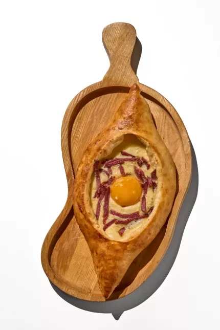 Лодочка с бастурмой