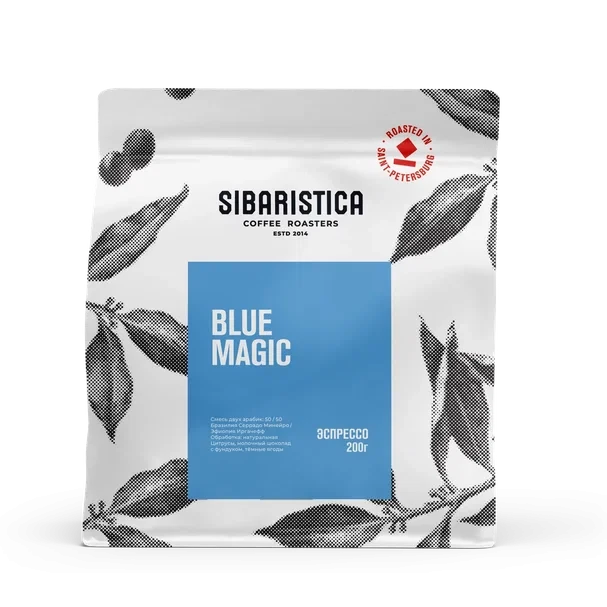 Кофе Blue Magic в зёрнах, обжарка под эспрессо