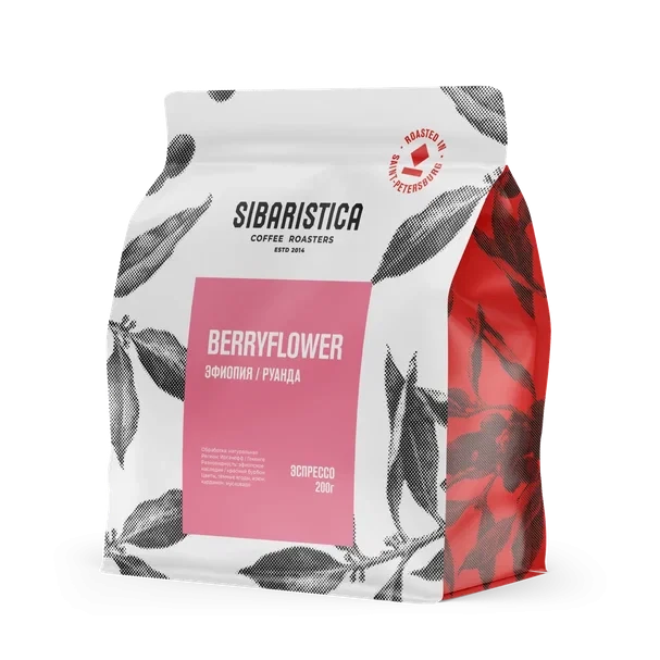 Кофе BerryFlower в зёрнах, обжарка под эспрессо