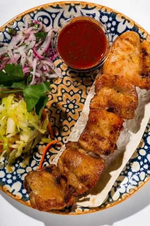 Курятина на шампуре