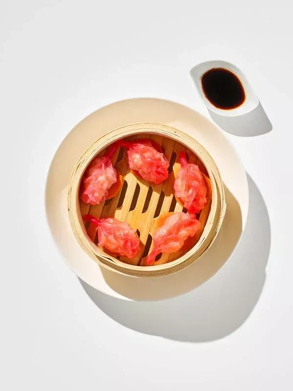 Димсам с креветками и бамбуком