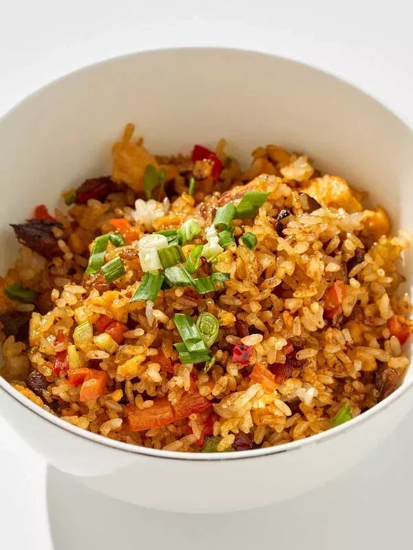 Рис жареный с говядиной