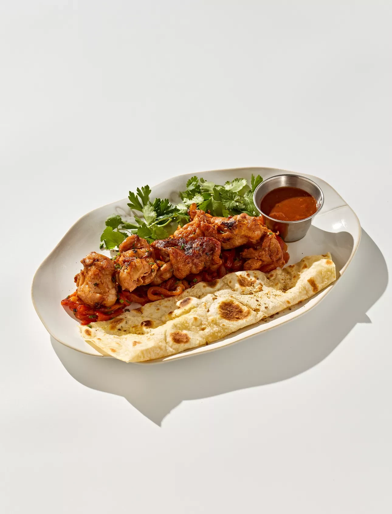 ШАШЛЫК ИЗ КУРИНОГО БЕДРА С ПЕЧЕНОЙ ПАПРИКОЙ