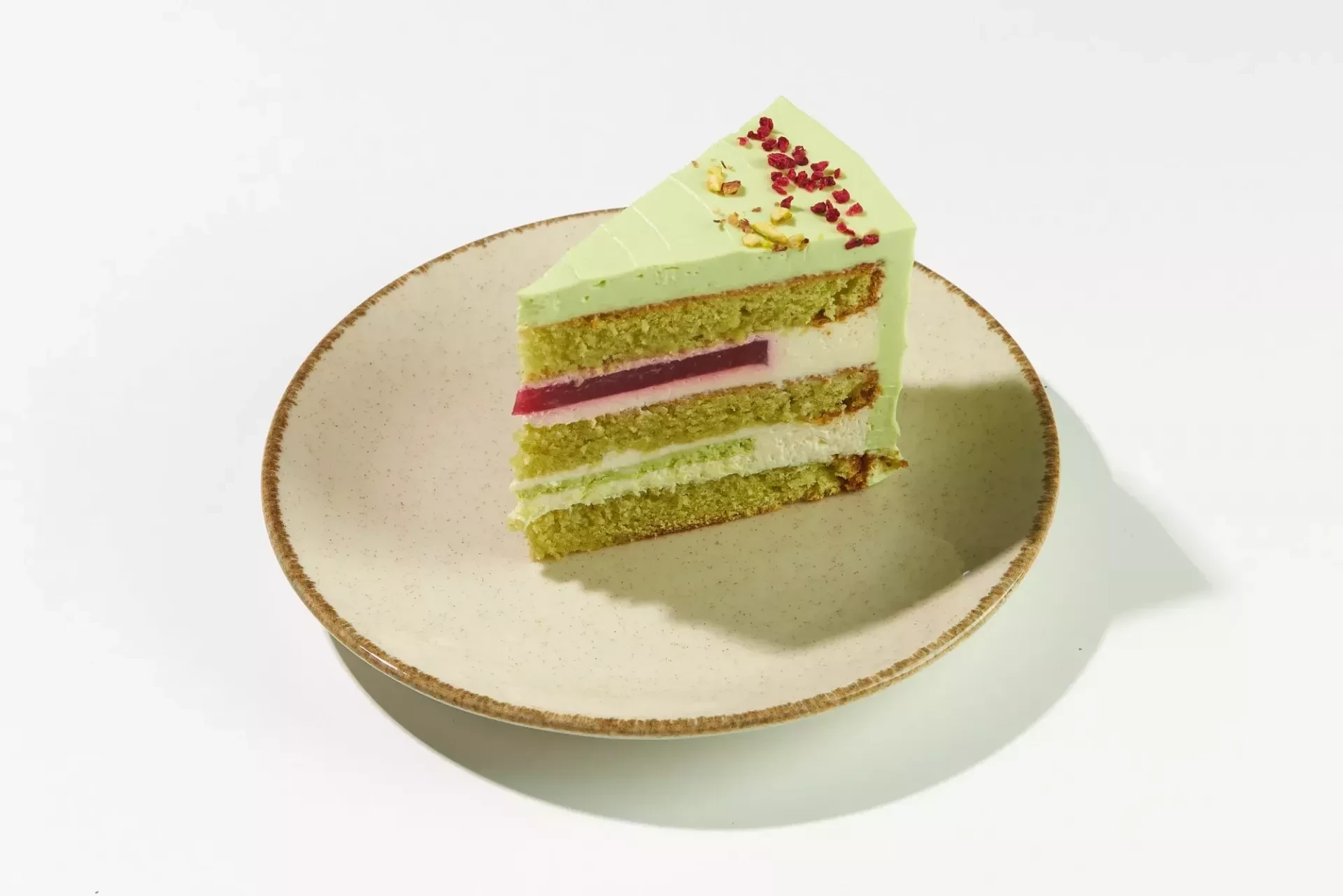 Торт «Фисташка-малина»