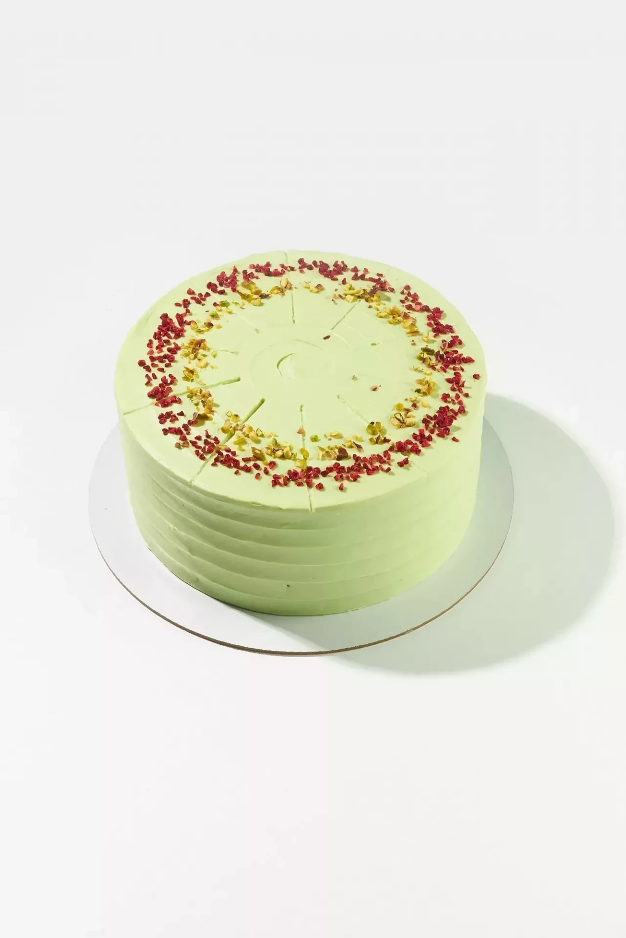 Торт «Фисташка-малина»