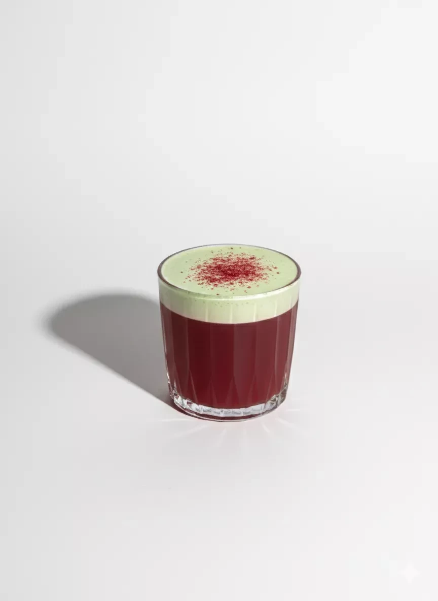 Уральский горячий напиток с яблочной пеной