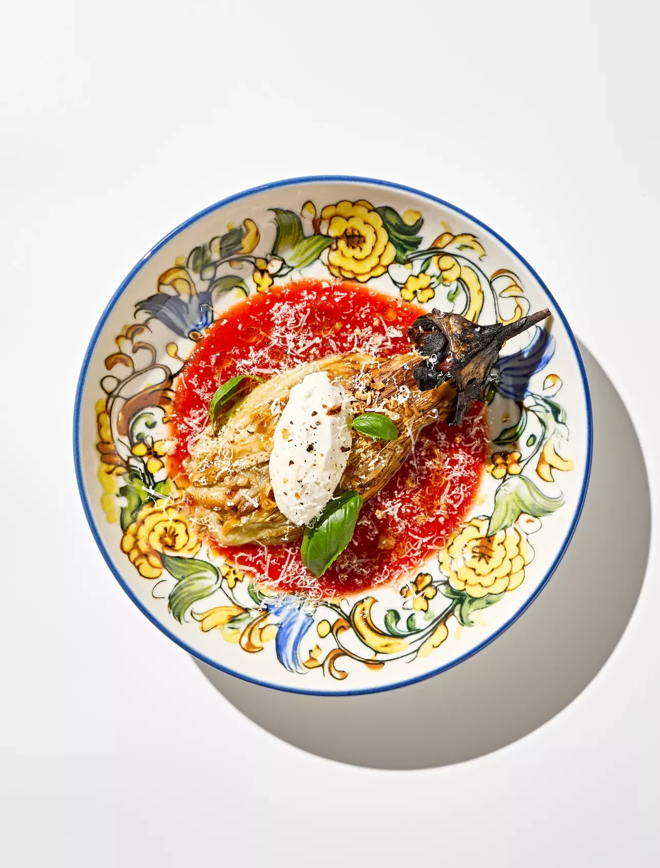 Баклажан Миланезе с трюфельным муссом