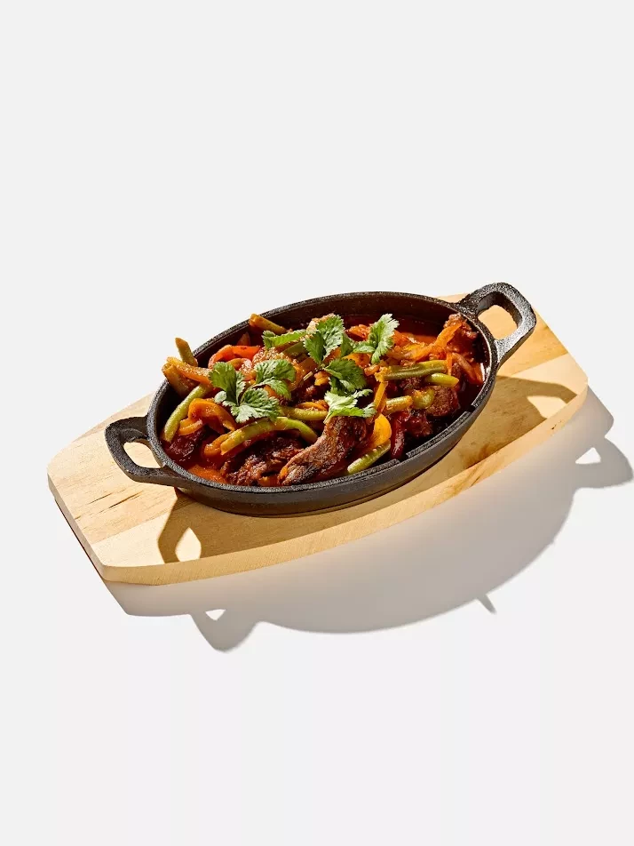 Фахитос с говядиной и овощами