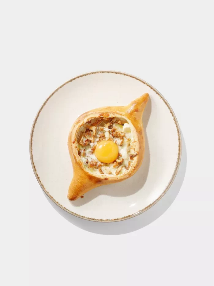 Хачапури с лисичками