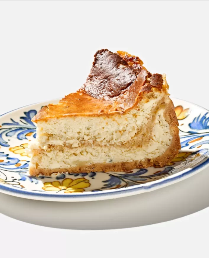 Чизкейк с горгонзолой и грушей